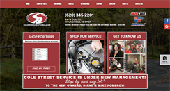Desktop Screenshot of colestreetservice.com